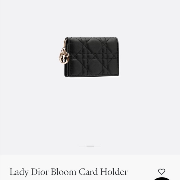Lady Dior Bloom Card Holder - Picture 1 of 7